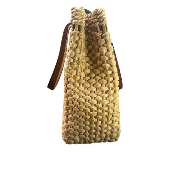 Vintage Etienne Aigner 60s Straw & Leather Tote Bag Satchel Purse
Unique - Picture 14 of 16